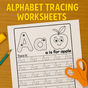 alphabet tracing worksheets for preschoolers